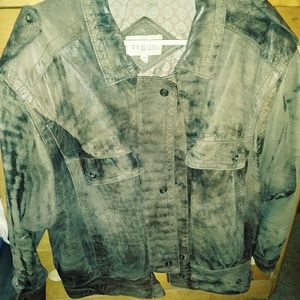 Winlit vintage leather jacket mens
